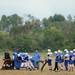 Members of the Lincoln junior varsity squad practice a hitting drill at the school on Thursday. Melanie Maxwell I AnnArbor.com